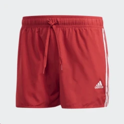 Bañador Adidas CLX 3 Bandas Rojo/blanco Hombre