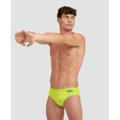 Bañador Arena Briefs Solid Verde Neon Hombre