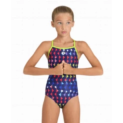 Bañador Arena Carnival Lightdropback Multicolor Niña