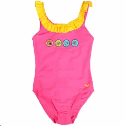 Bañador Arena Crowncaps Rosa Niña