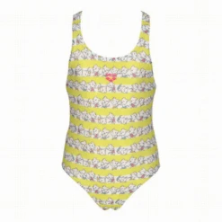 Bañador Arena Friends Swim Pro Amarillo Niña