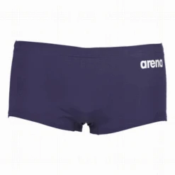Bañador Arena Solid Squared Short Azul Marino Hombre
