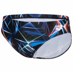 Bañador Arena Swim Briefs Allover Negro Multicolor Hombre