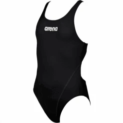 Bañador Entrenamiento Arena G Solid Swim Tech Negro Niña