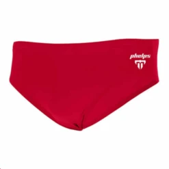 MP Bañador Michael Phelps Brief 8cm Solid Rojo Hombre