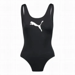 Bañador Natación Puma Swimsuit Negro Mujer