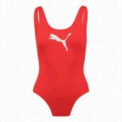 Bañador Natación Puma Swimsuit Rojo Mujer