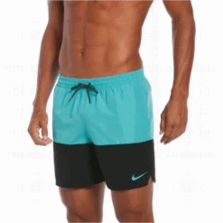 Bañador Nike LMF5 Turquesa Negro Hombre