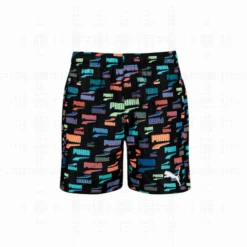 Bañador Puma Swim Boys Medium Leght Negro Combo Niños