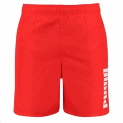 Bañador Puma Swim Mid Shorts Rojo Hombre