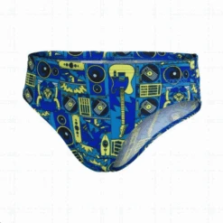 Bañador Speedo Allover Brief Azul Amarillo Niño