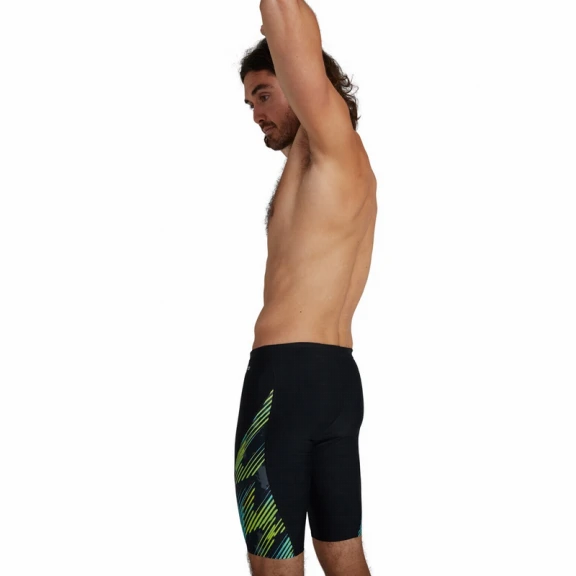 Bañador Speedo Alover V-Cut Jammer Negro Verde Hombre - Imagen 3