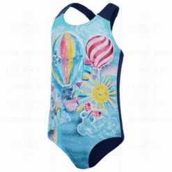 Bañador Speedo Digital Placement Swimsuit Azul Niña