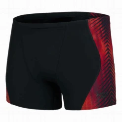 Bañador Speedo Pro End+ Aquashort Negro Rojo Hombre