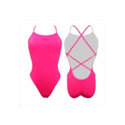 Bañador Turbo Natación Sincronizada Sirene Rosa Mujer