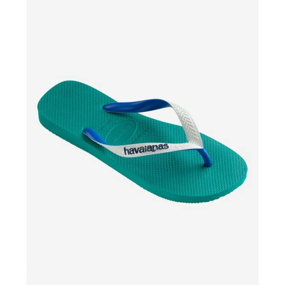 Chanclas Havaianas Top Mix Verde Blanco Unisex - Imagen 2