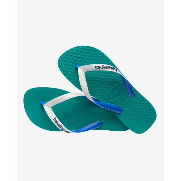 Chanclas Havaianas Top Mix Verde Blanco Unisex - Imagen 4