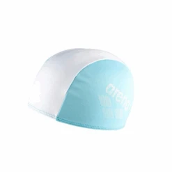 Gorro Arena Polyester II Celeste Blanco Infantil