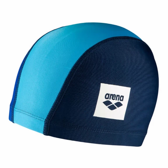 Gorro Natación Arena Lycra Unix II Marino Celeste Junior - Imagen 2