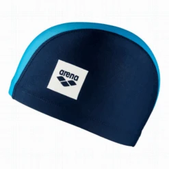 Gorro Natación Arena Lycra Unix II Marino Celeste Junior