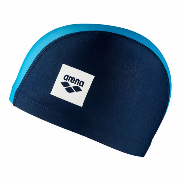 Gorro Natación Arena Lycra Unix II Marino Celeste Junior