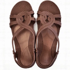 Sandalias Brasileras Kasgar Esmirna Marrón Mujer