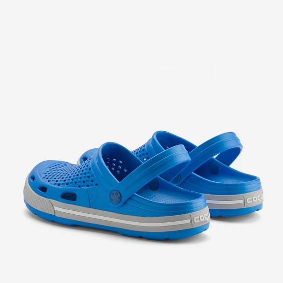 Zuecos Coqui Lindo Azul Gris Hombre - Imagen 3