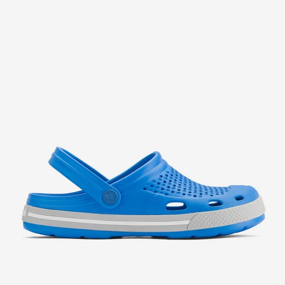 Zuecos Coqui Lindo Azul Gris Hombre